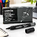 Camlin Bold-E Permanent Marker Pack of 10  Bold Marking Pens for Office, School, Warehouse & Business (4).webp
