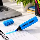 Camlin Blue Highlighter Pack of 10  Blue Fluorescent Highlighter Pens for School, Office & Study (5).webp