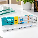 Apsara White Glass Marking Wax Pencil Pack of 20  2 Packets  Smooth Lead Marking Pencils (2).webp