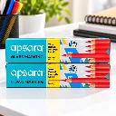 Apsara Red Glass Marking Wax Pencil Pack of 20  2 Packets  Smooth Lead Marking Pencils (2).webp