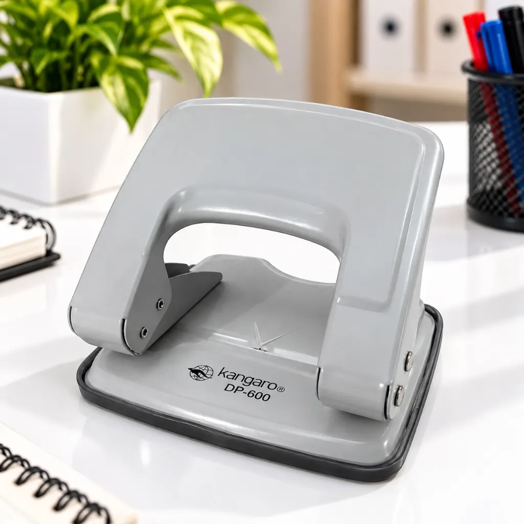 Kangaro DP-600 Paper Punching Machine  2-Hole Punch  22-Sheet Capacity for Office & School (3).webp