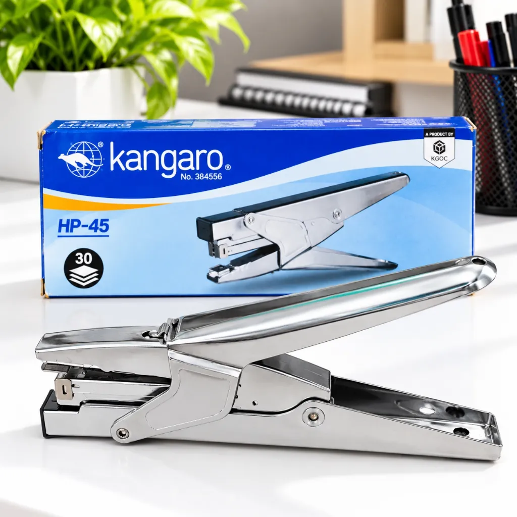 Kangaro HP-45 Stapler  30-Sheet Capacity  Metal Body Stapling Machine for Office & School (4).webp
