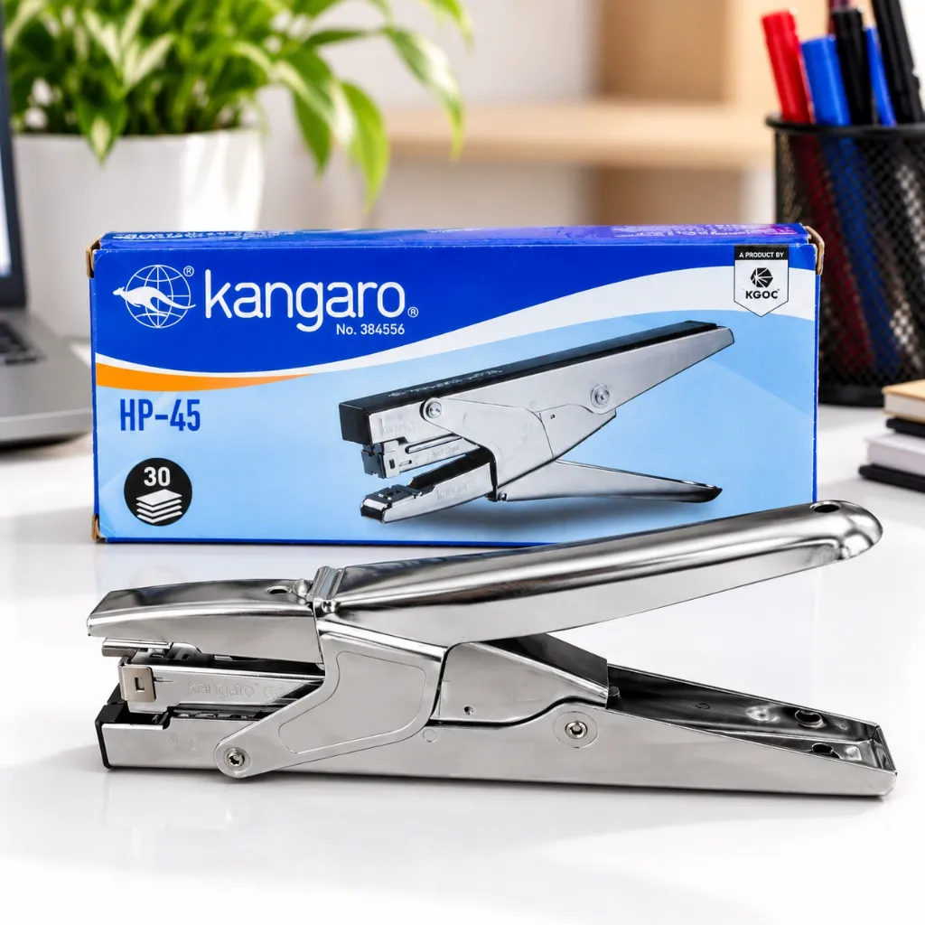 Kangaro HP-45 Stapler  30-Sheet Capacity  Metal Body Stapling Machine for Office & School.webp