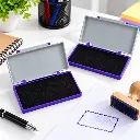 Camlin Deluxe Stamp Pad Large Violet Colour Pack of 2  Quick-Drying Ink Pad for Office & Business (5).webp