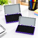 Camlin Deluxe Stamp Pad Large Violet Colour Pack of 2  Quick-Drying Ink Pad for Office & Business (4).webp