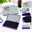 Camlin Deluxe Stamp Pad Small Violet Colour Pack of 2  Quick-Drying Ink Pad for Office & School (4).webp