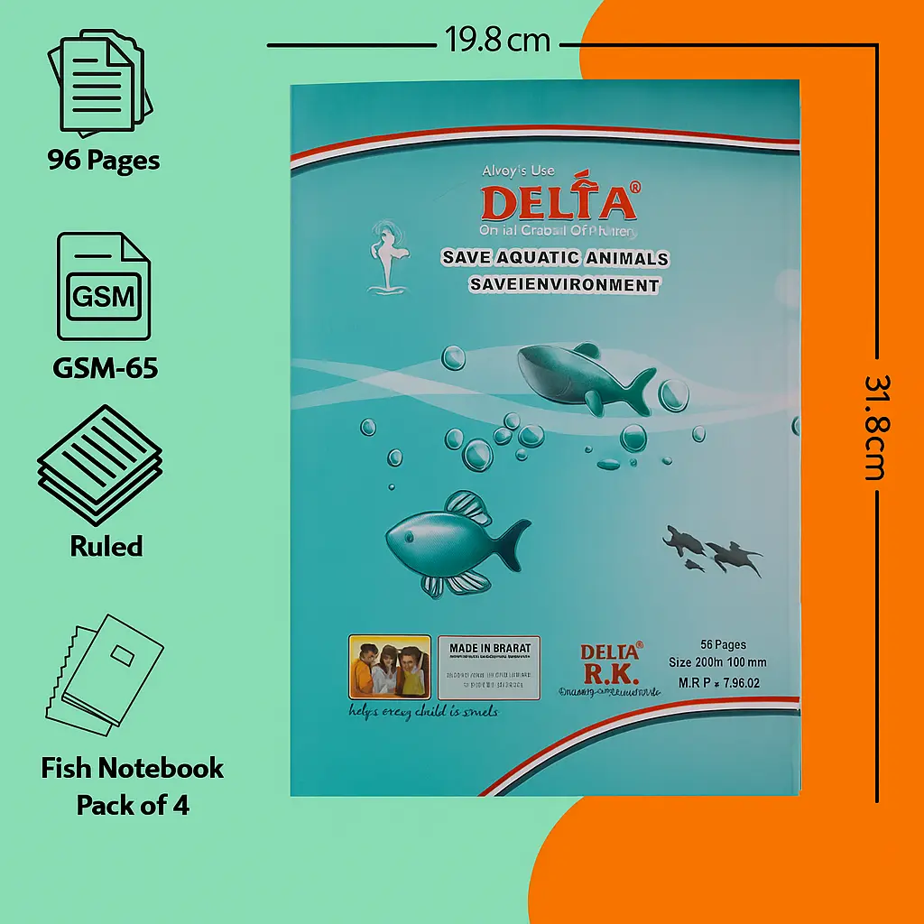 delta school notebook
