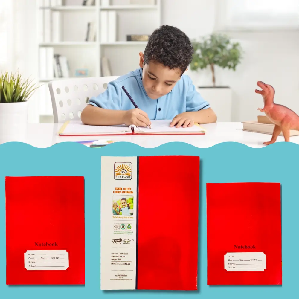 A4 Notebook - Pack of 3 - 392 Ruled Pages Each - Soft Cover (4).webp