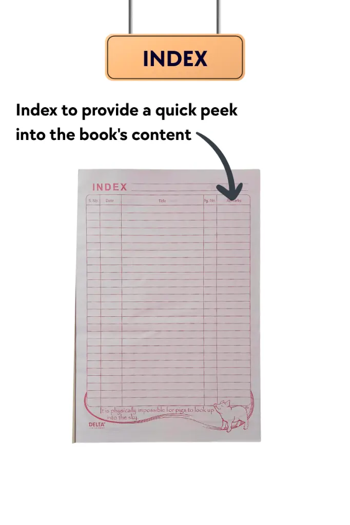 delta a4 notebook 312 ruled pages soft cover 58 gsm