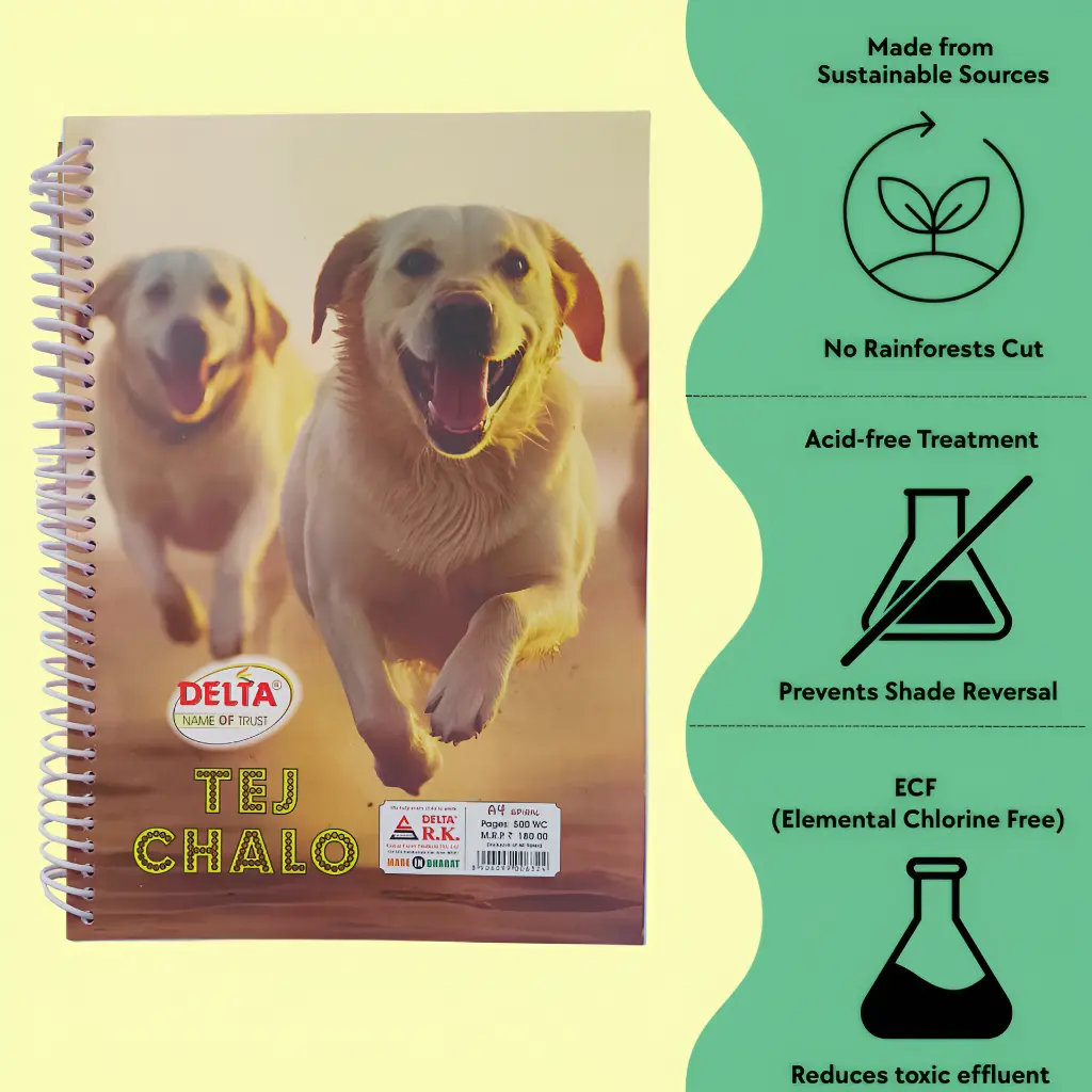 A4 Spiral Notebook - 500 Pg - Pck 2 (4).webp