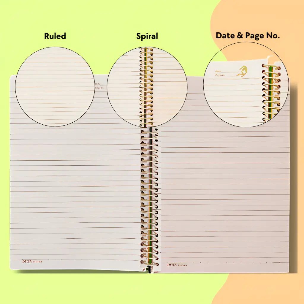 delta spiral notebook