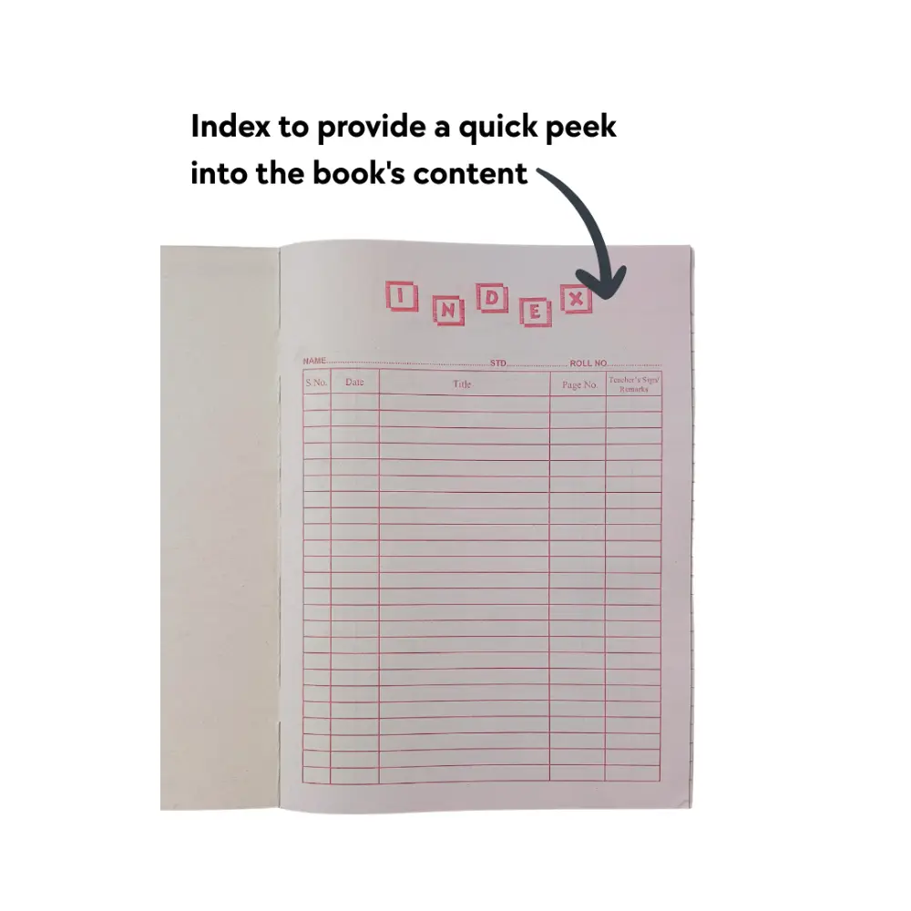 Single Line Notebook - Soft Cover - 100 Ruled Pages - A5 Size - 17.5cm x 24 cm Approx - Pack of 6 Note Books - GSM 58 (4).webp