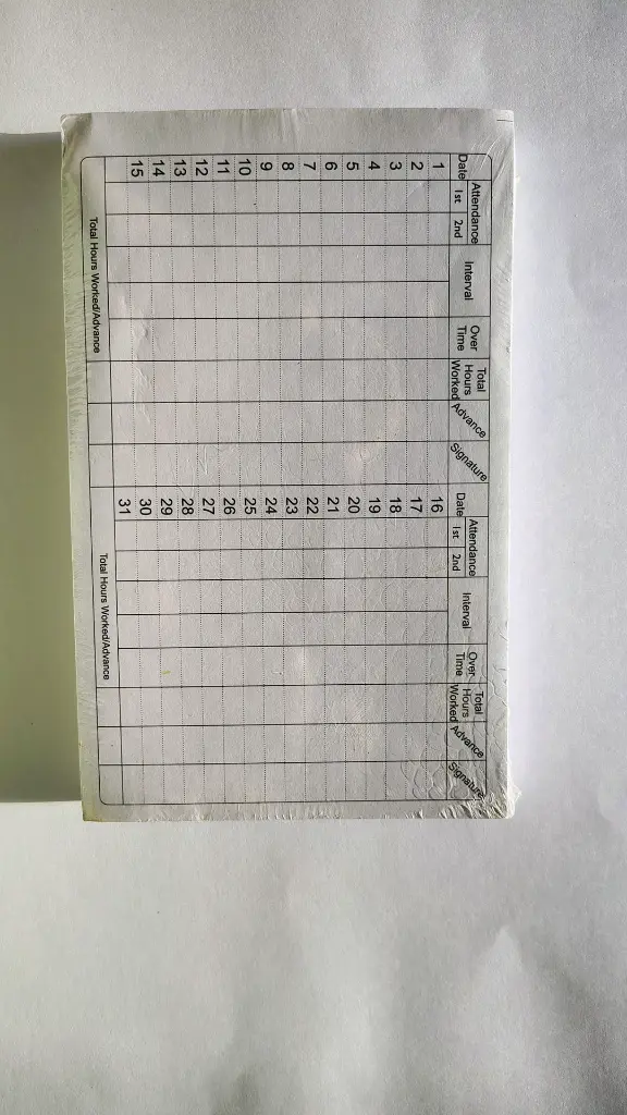 delta attendance card