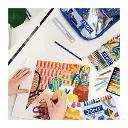 Doms Stationery Kit (12 pcs in KIT) with Transparent Zipper Bag (2).webp