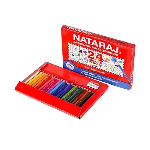Nataraj Full-Size Colour Pencils – 24 Multicolour Shades for Expression (4).webp