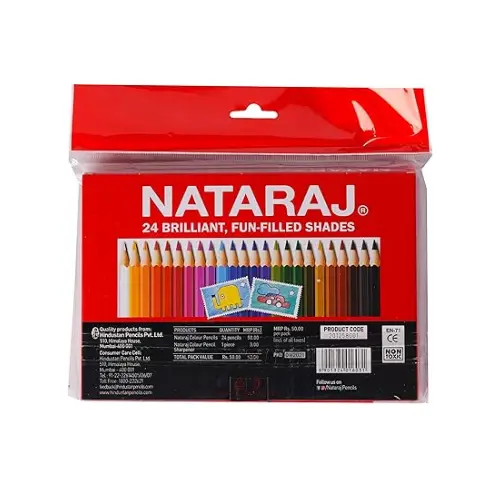 Nataraj Full-Size Colour Pencils – 24 Multicolour Shades for Expression (2).webp