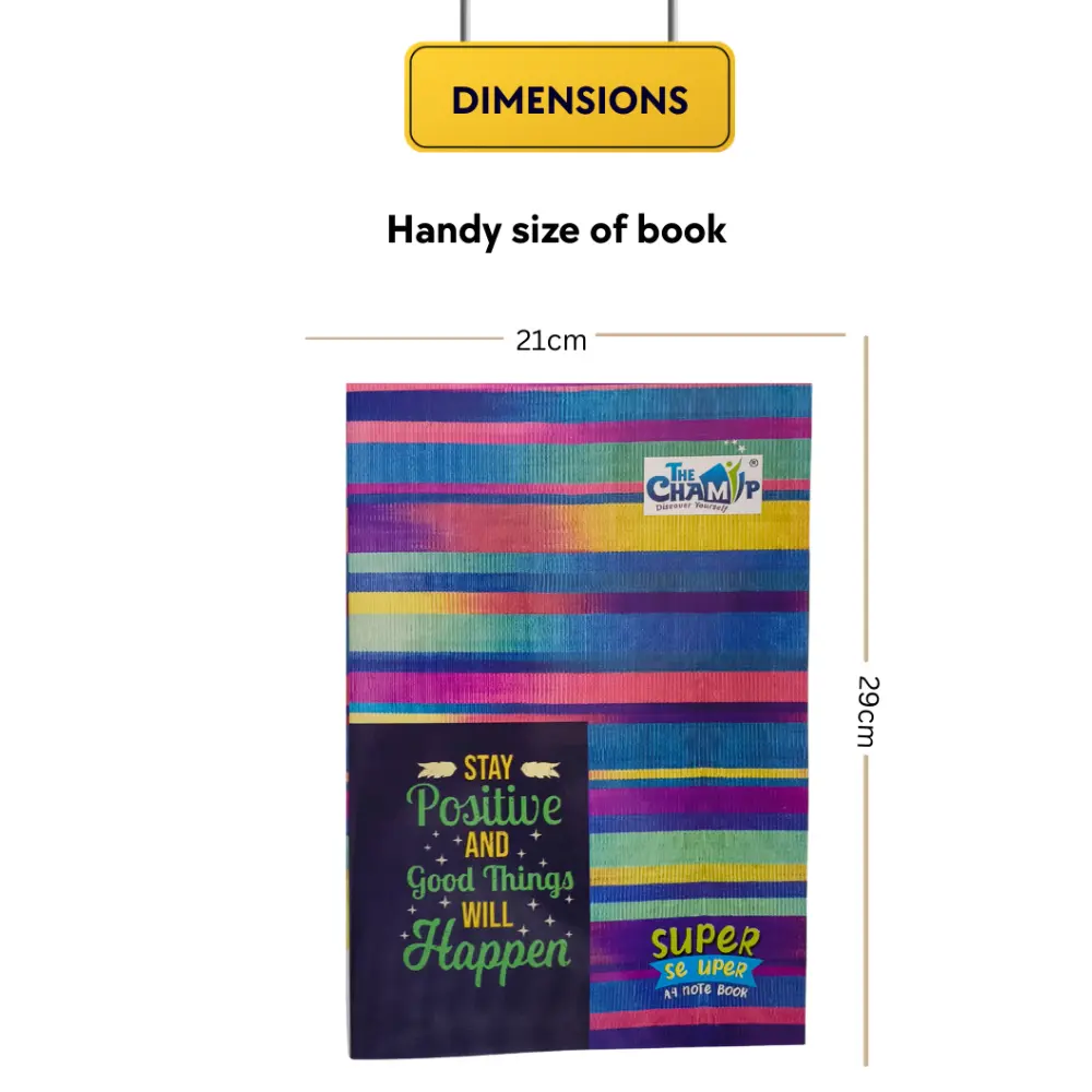 A4 Notebook Set of 6 – Premium 60 GSM  The Champ (2).webp