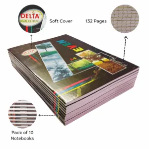 A4 Notebooks – Pack of 10 – 132 Ruled Pages – Soft Cover (2).webp