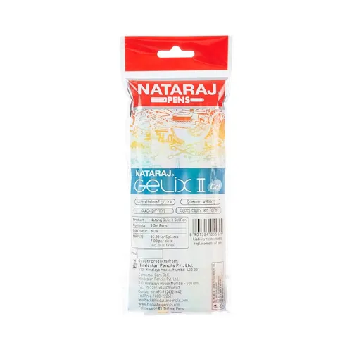 Nataraj Gel Pens (Pack of 5) – Smooth, Effortless Writing (2).webp