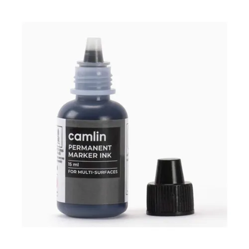 Camlin Permanent Marker Ink – 15ml (Black) (3).webp