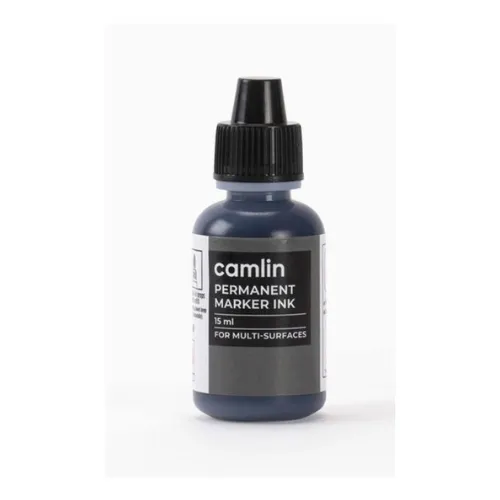 Camlin Permanent Marker Ink – 15ml (Black) (2).webp