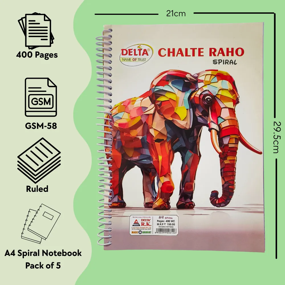 delta spiral notebook
