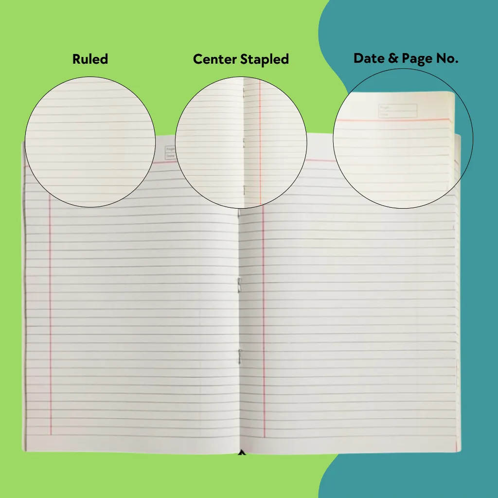 A4 notebook 120 pages
