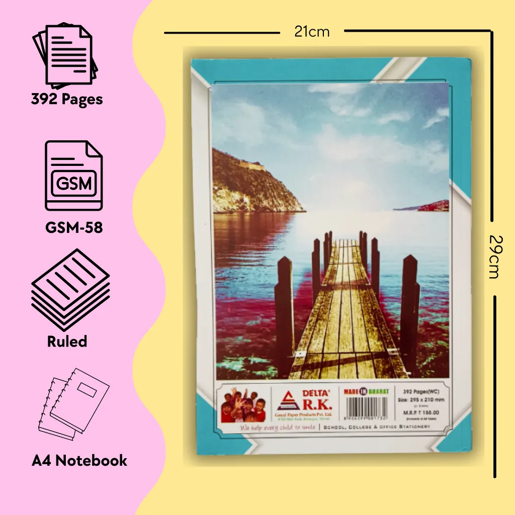 A4 Notebook – 392pg