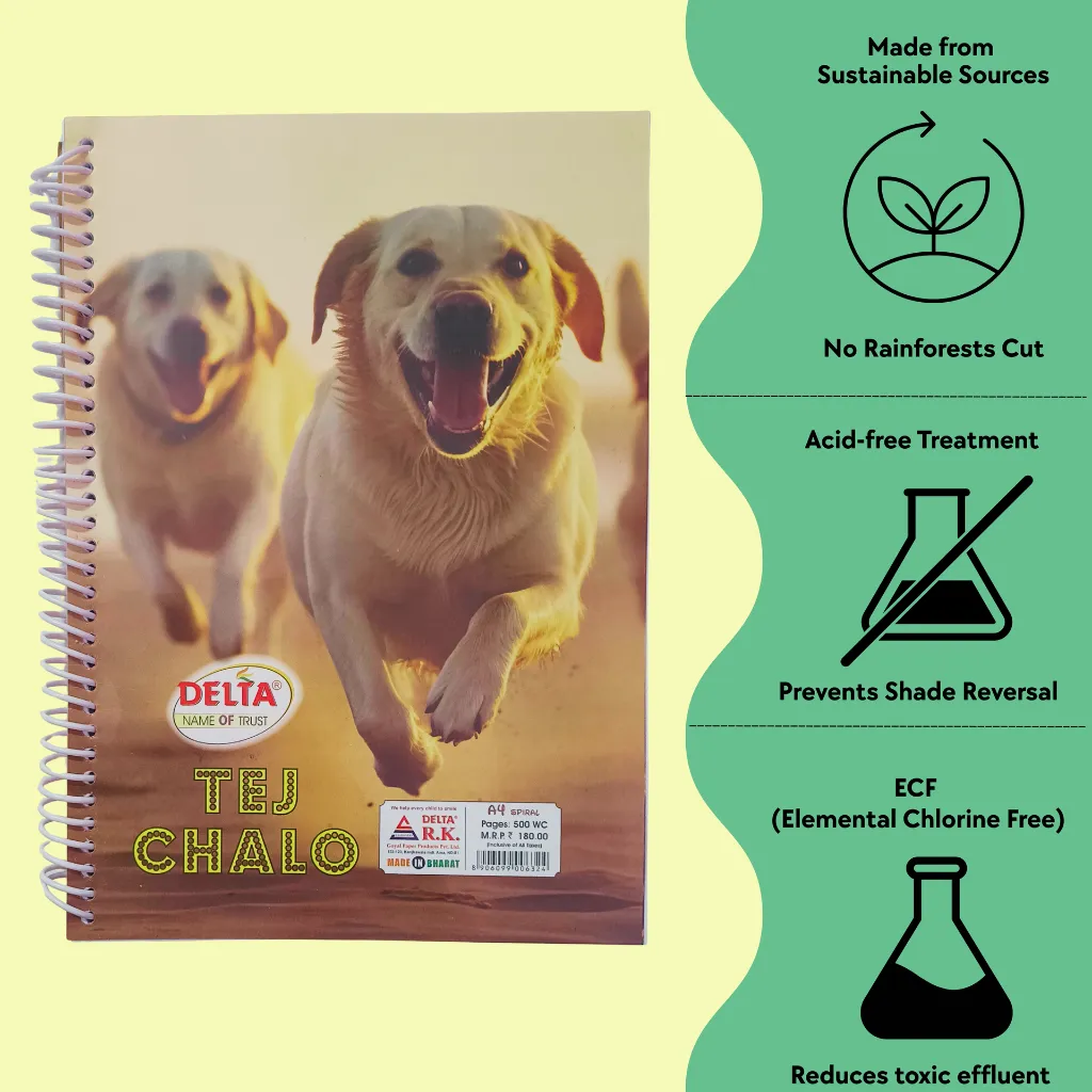 spiral ruled notebook