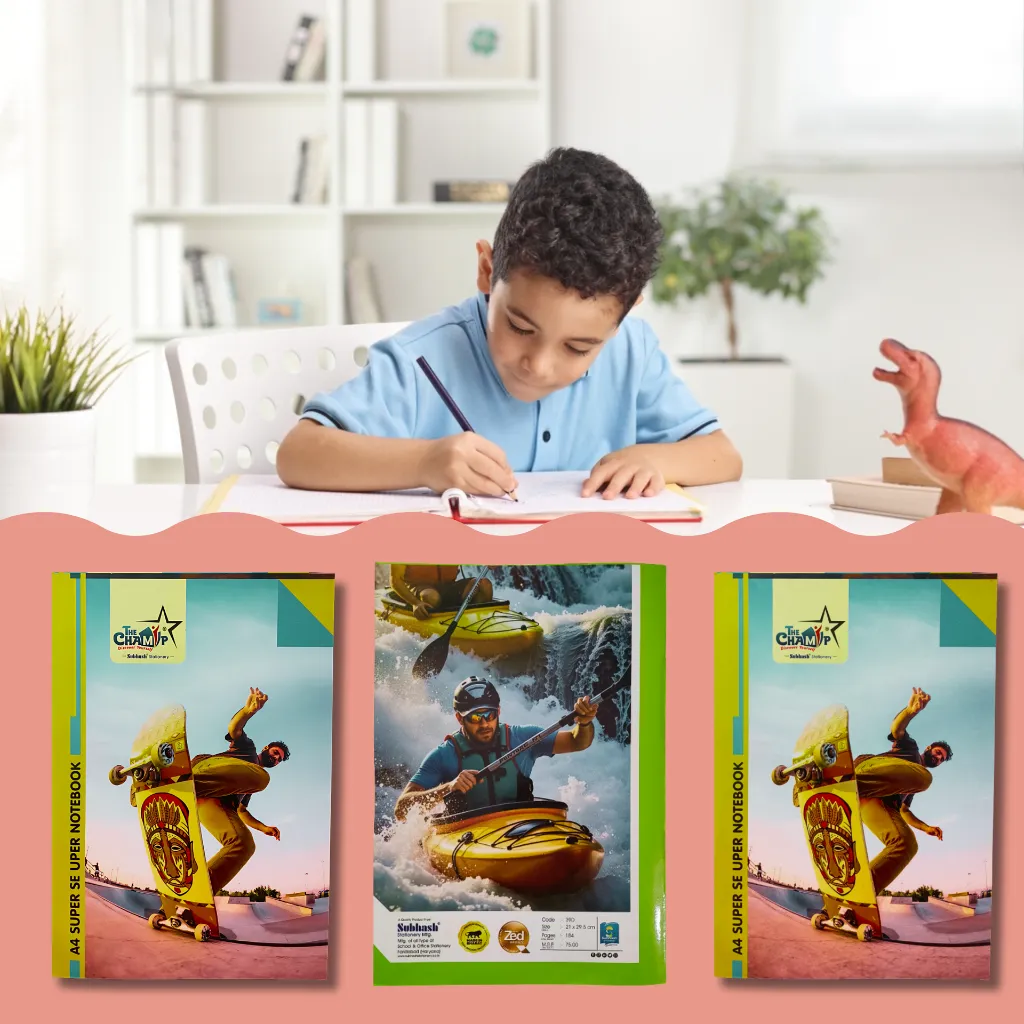 pack of 10 notebooks a4 184 ruled pages soft cover