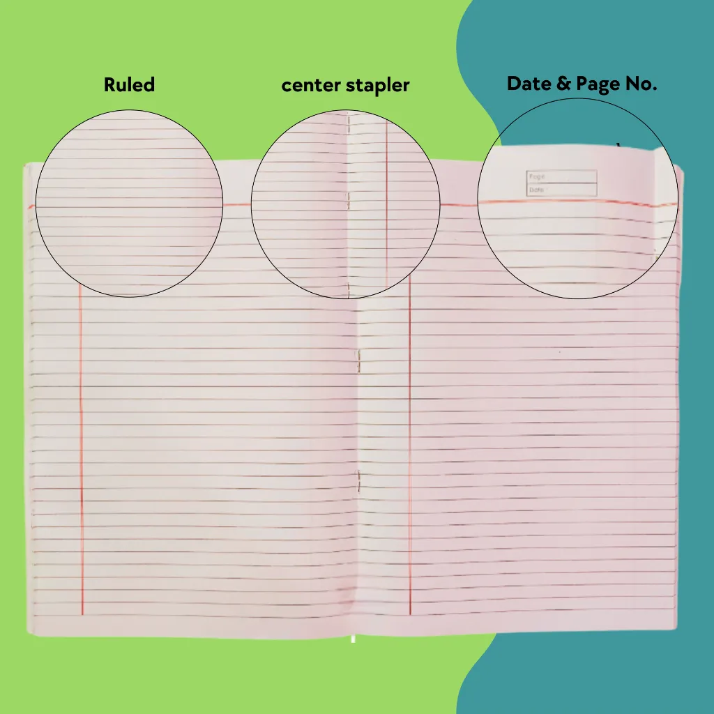 pack of 10 notebooks a4 184 ruled pages soft cover