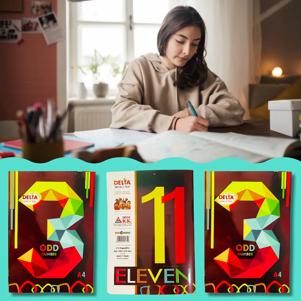 pack of 3 notebooks a4 212 ruled pages soft cover