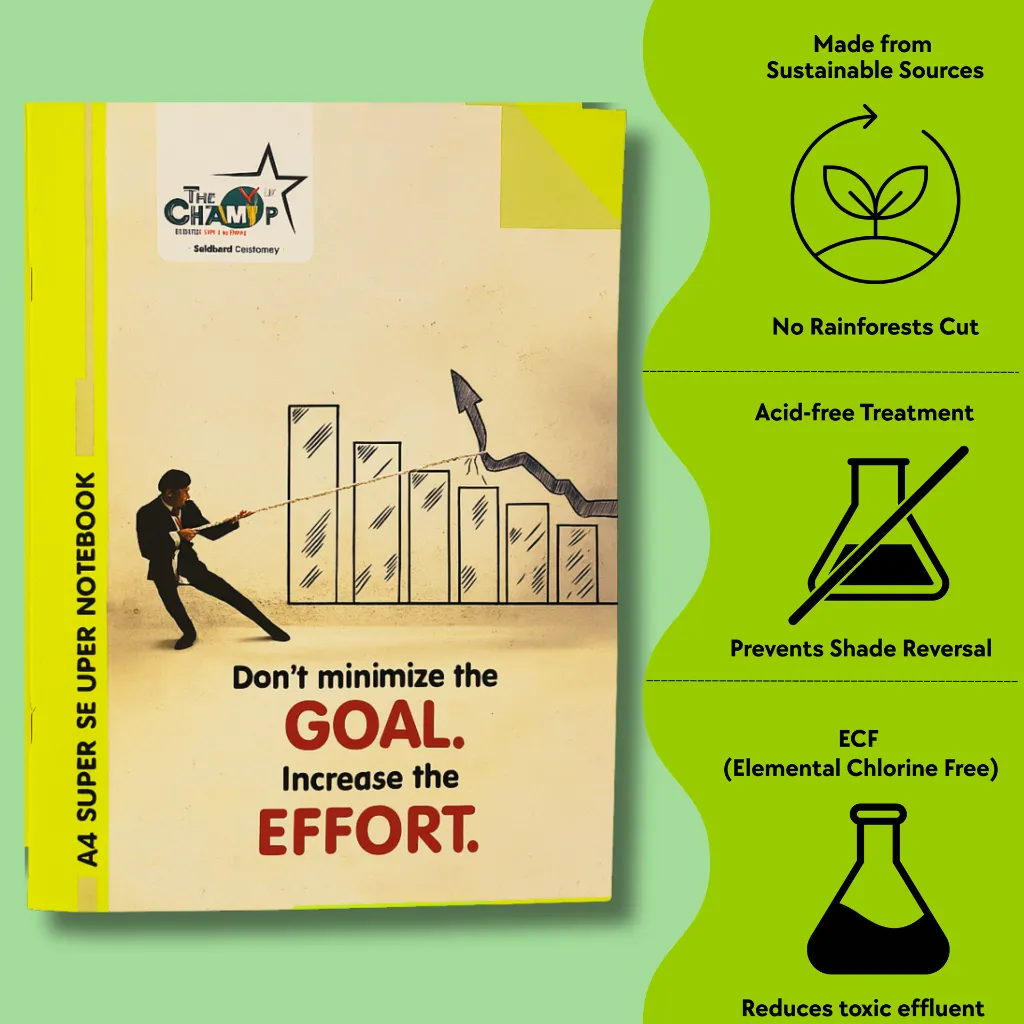 pack of 3 notebooks a4 220 ruled pages soft cover