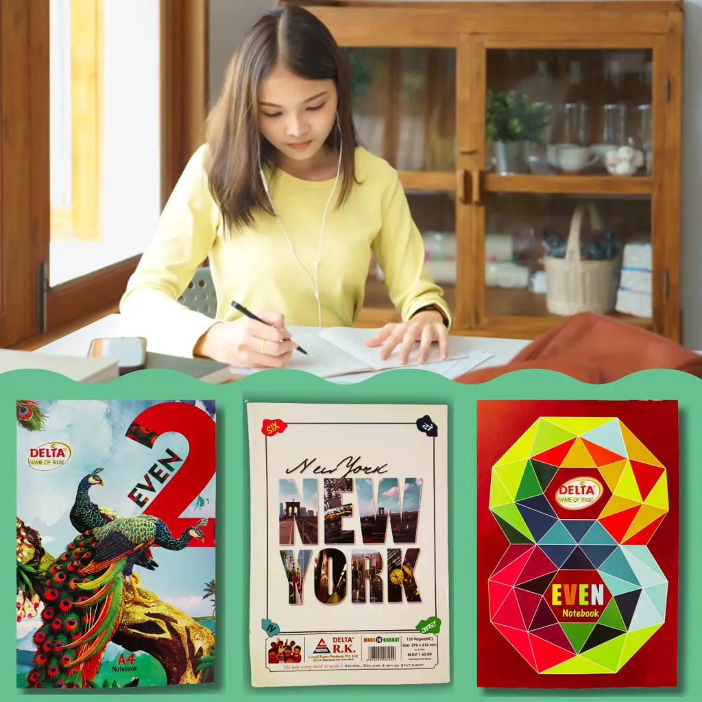 a4 notebook pack of 6 132 ruled pages soft cover