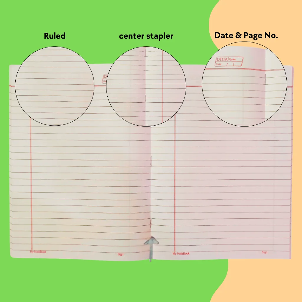 notebook combo pack a5 single line 144 pages pack of 5
