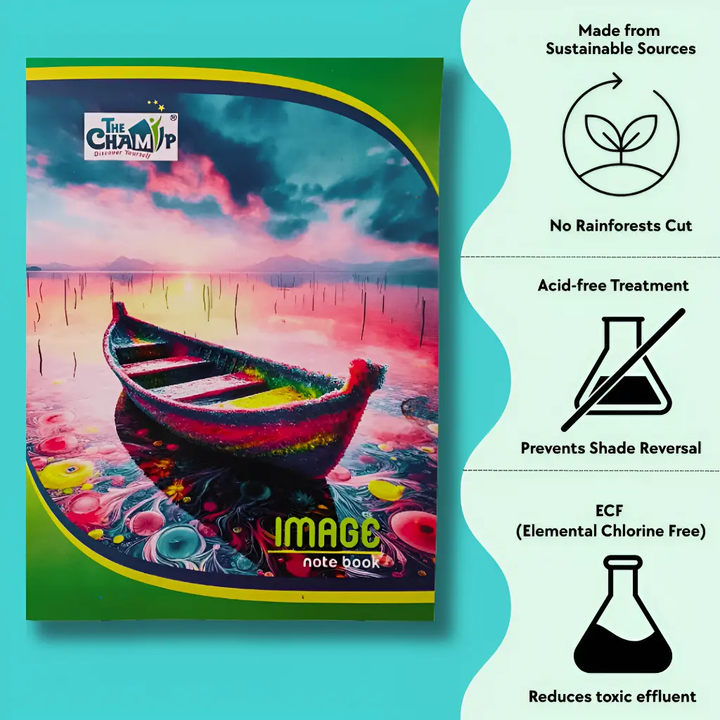 single line notebooks pack of 6 with 120 ruled pages soft cover