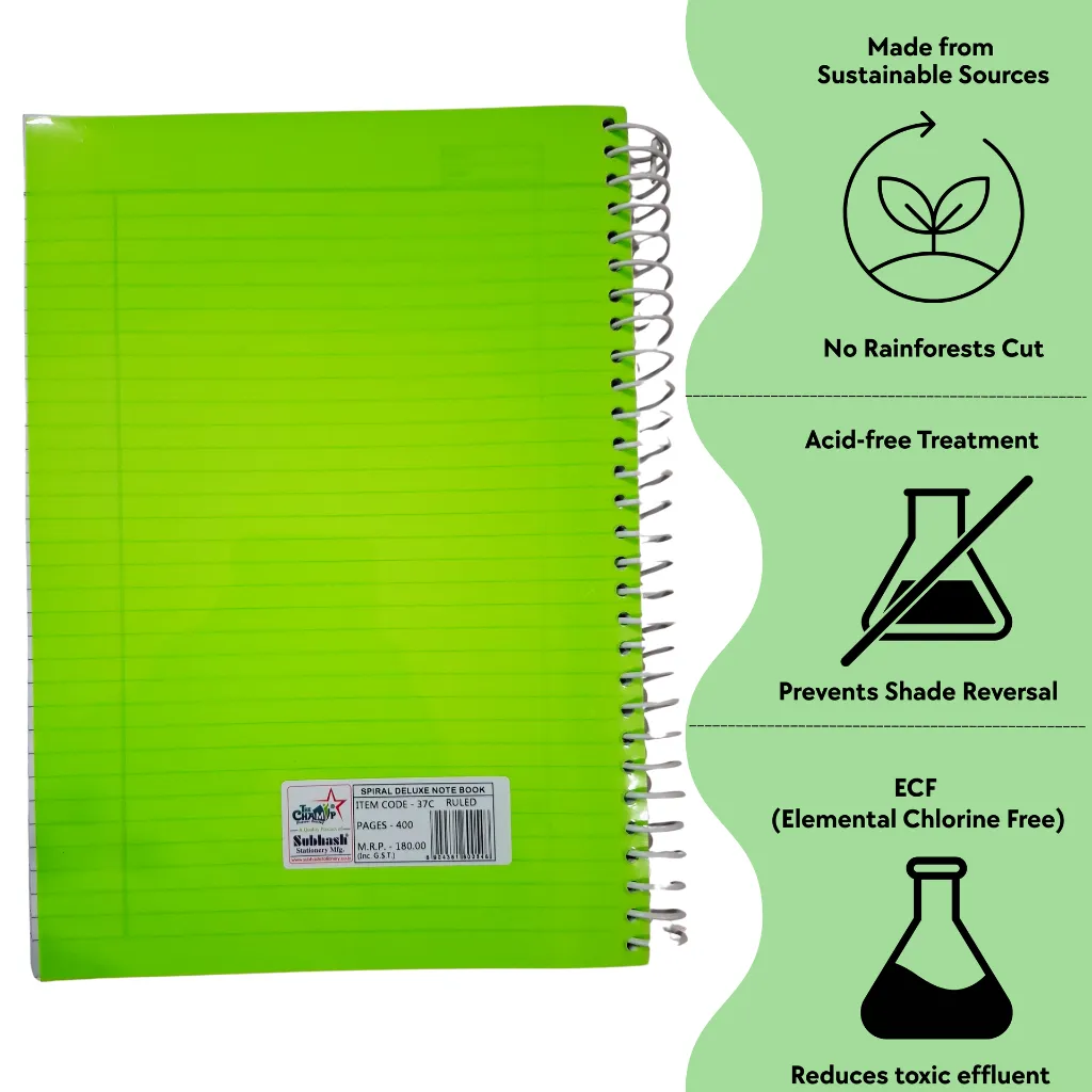 A4 Spiral Notebook - 400Pg - Pck 3 (4).webp