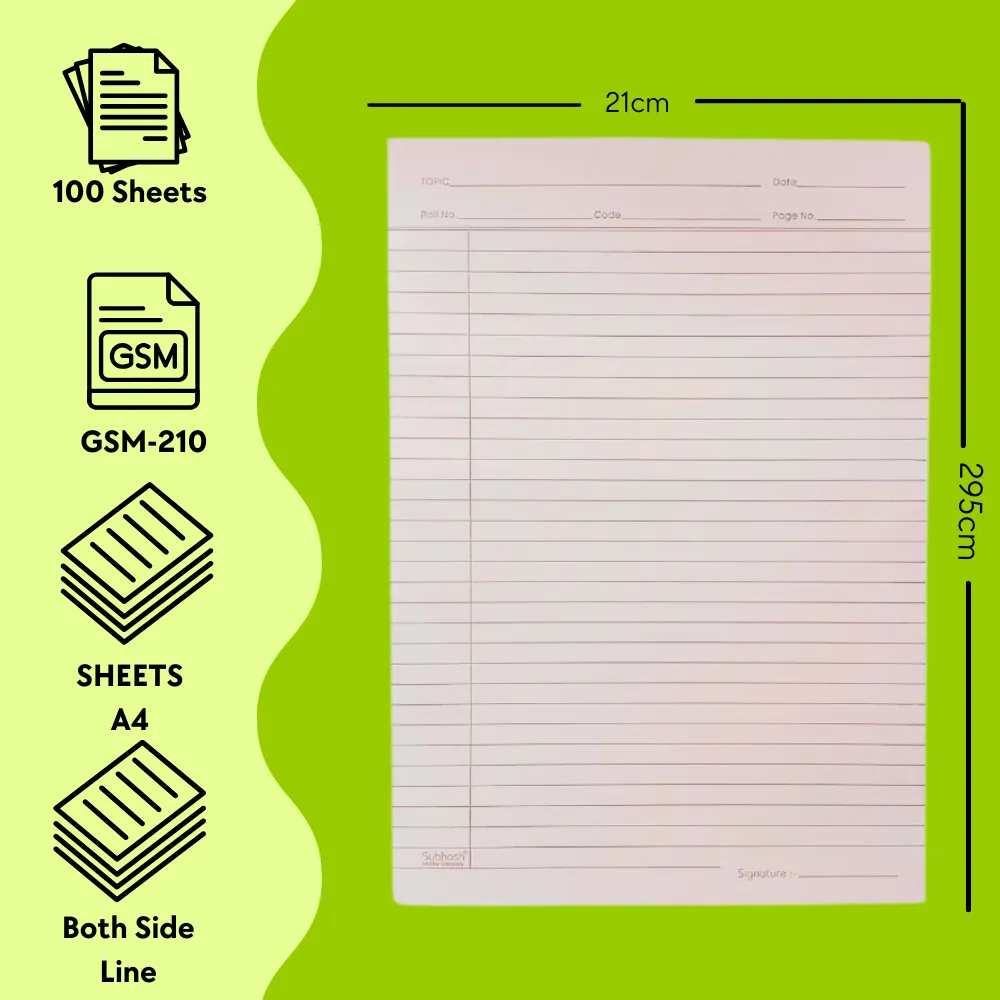 Project a4 sheets