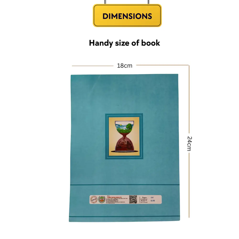 MoonLight Notebooks Pack of 6 – 168 Pages Each – A5 Size Soft Cover Notebook