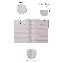 MoonLight Notebooks Pack of 6 – 168 Pages Each – A5 Size Soft Cover Notebook