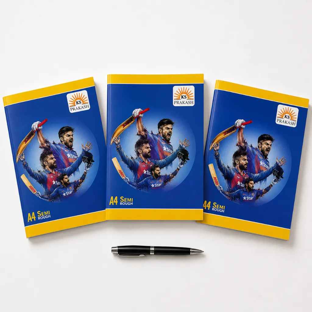 Prakash A4 Semi Rough Notebook  400 Ruled Pages-5.webp