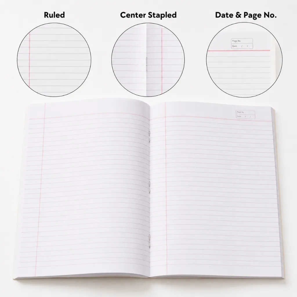 The Champ A4 Notebooks - Pack of 6 - 120 Pages-2.webp