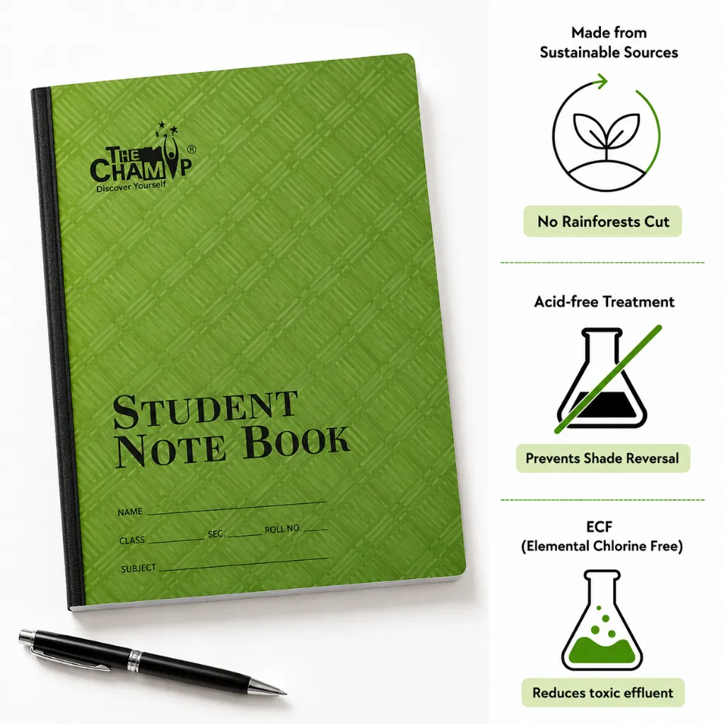 The Champ A5 Notebook – Pack of 6 – 120 Pages-4.webp