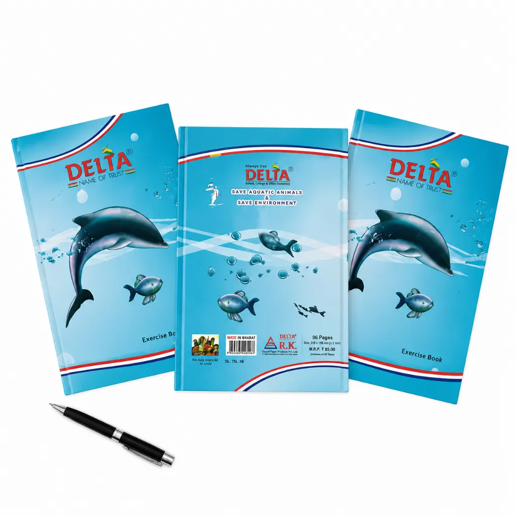 Big Size Long A4 Notebook – Hard Cover Pack of 6 – 528 Ruled Pages-4.webp
