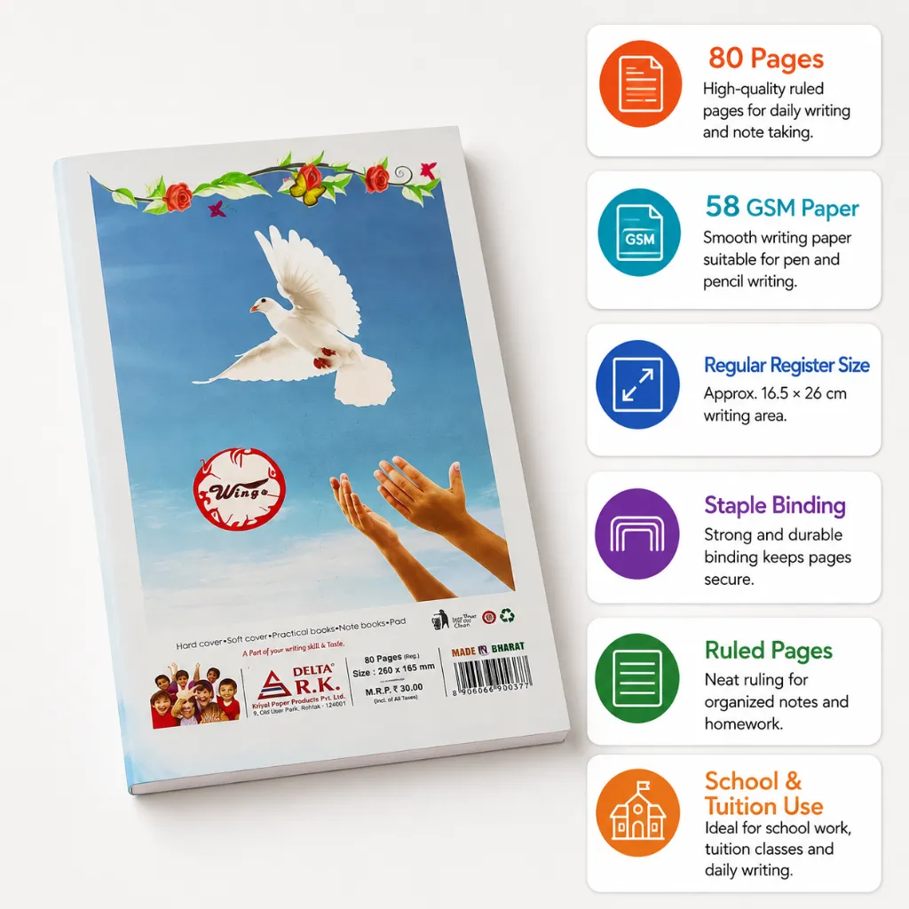 Delta Regular Register (Pack of 10) 80 Ruled Pages-3.webp