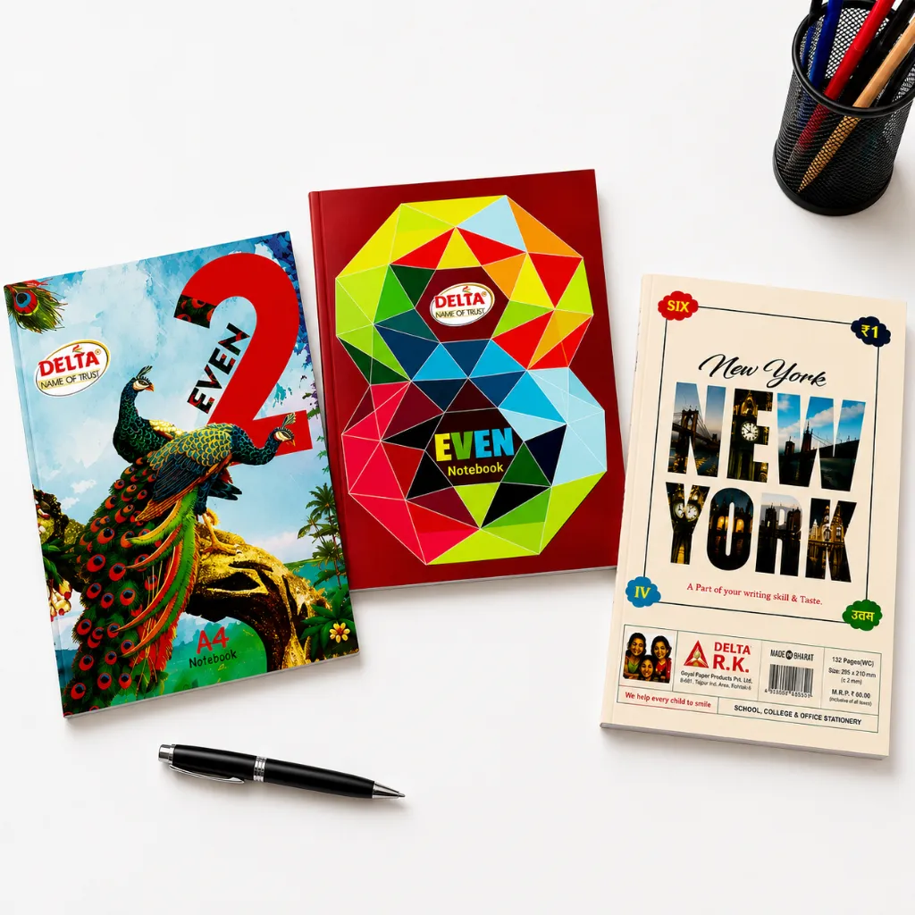 Delta A4 Notebook – Pack of 3 – 132 Ruled Pages-5.webp