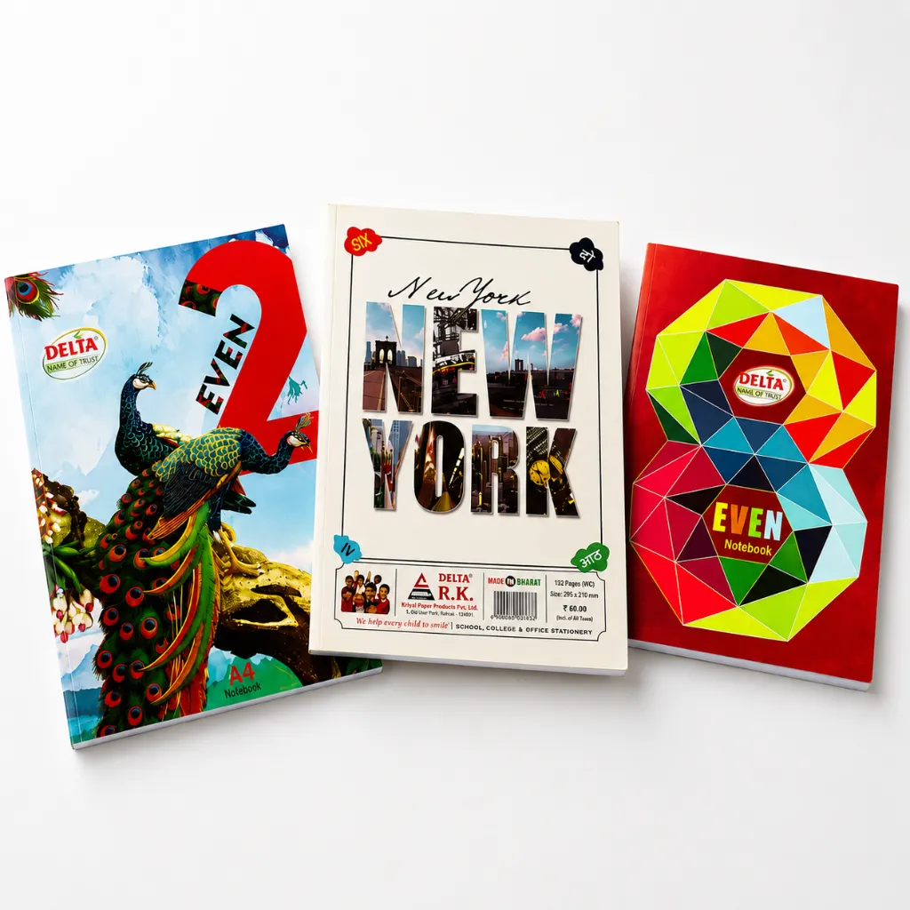 Delta A4 Notebook – Pack of 6 – 132 Ruled Pages-6.webp