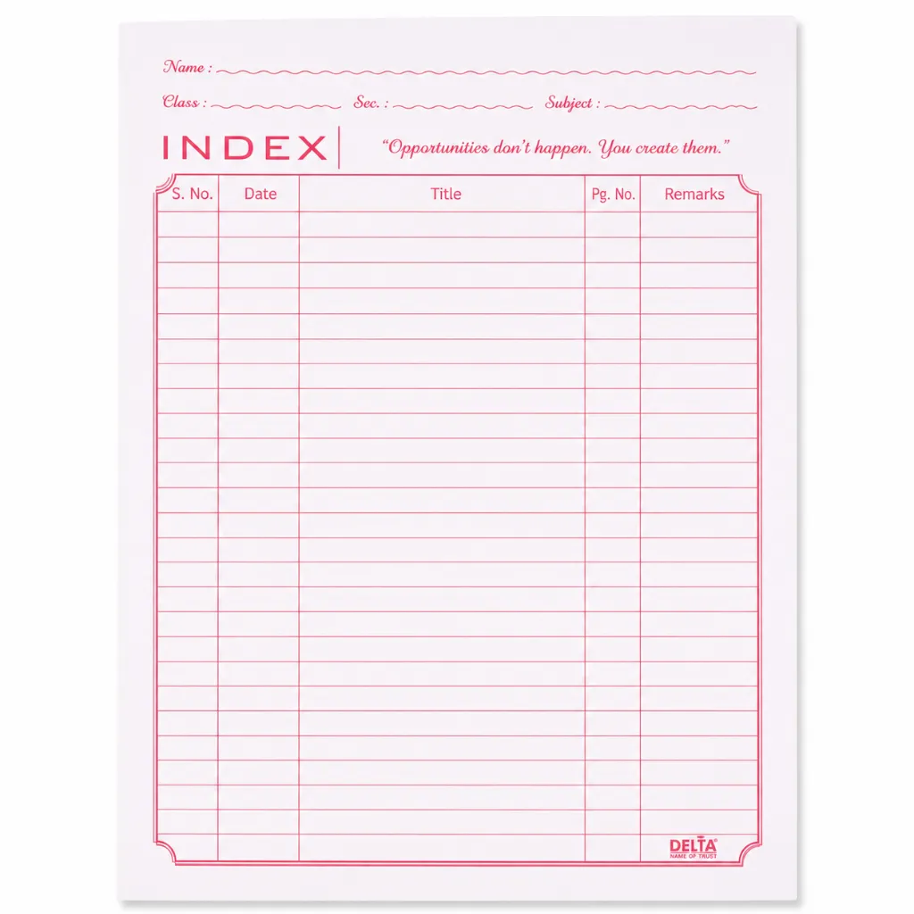 Delta A4 Notebook – Pack of 6 – 132 Ruled Pages-3.webp