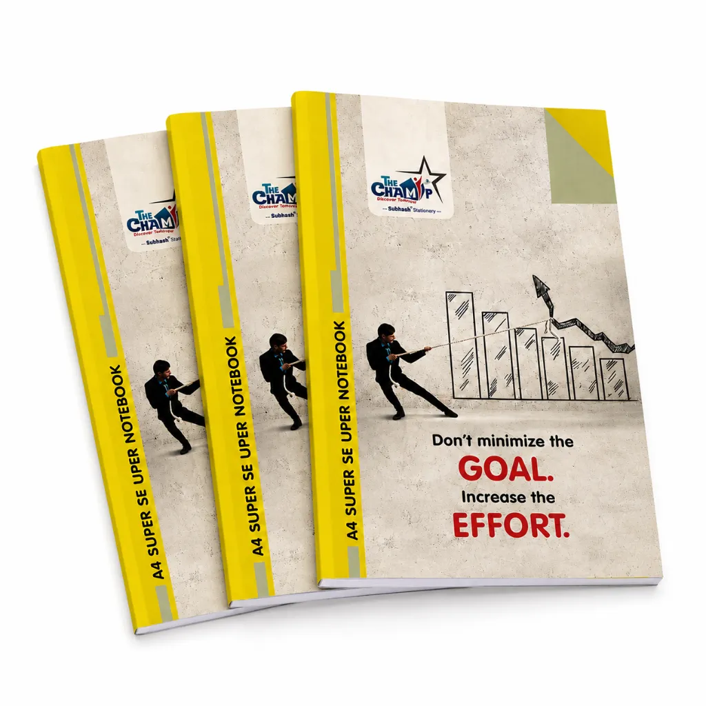 Champ A4 Notebook – Pack of 3 – 220 Ruled Pages-1.webp