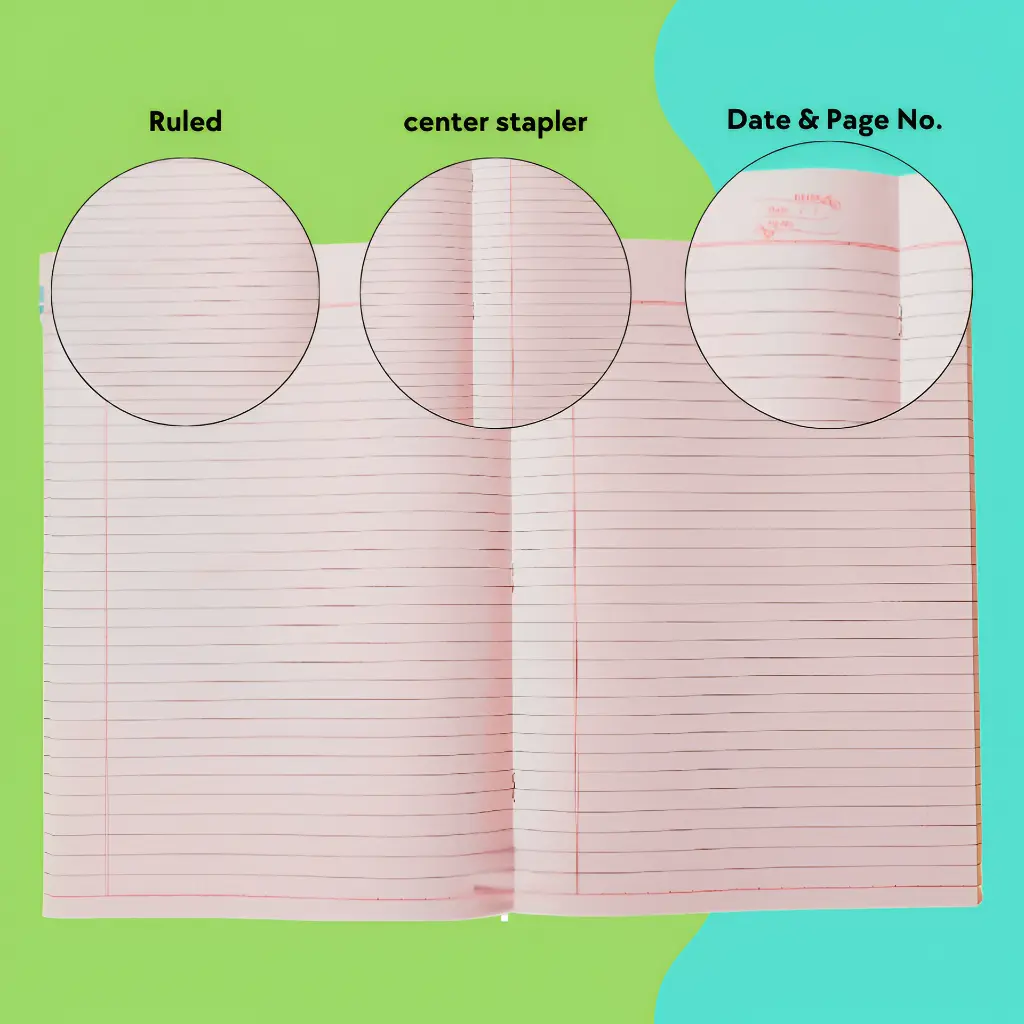 a4 notebook pack of 3 160 pages ruled soft cover